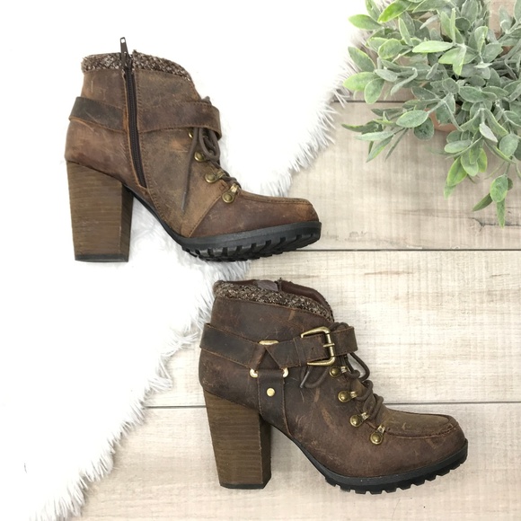 kensie natthan suede heeled booties